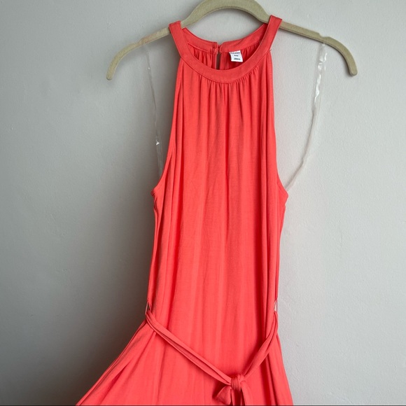 Old Navy / Coral Pink Jersey Maxi Dress - Picture 4 of 9